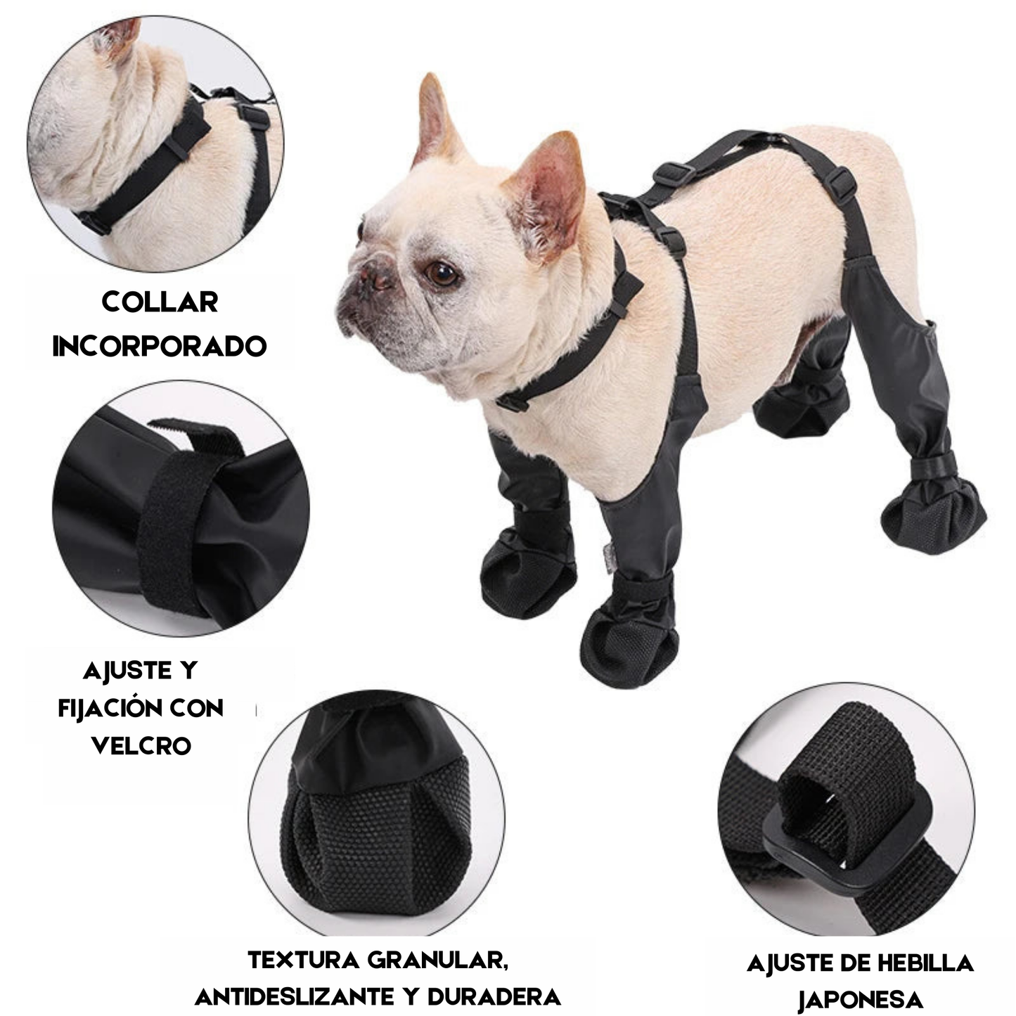 Botas Waterprof ajustables para perros