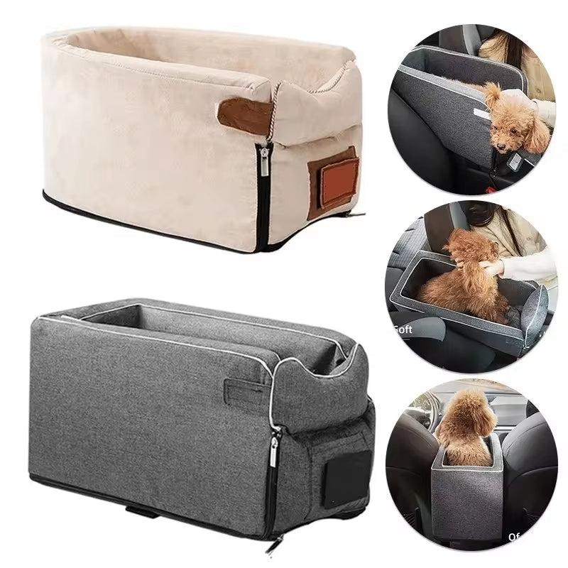 Car Central Dog Seat Bed Portable