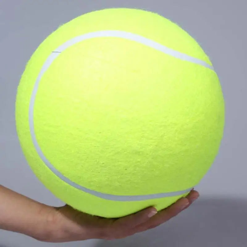 Pelota de Tenis Gigante para Perro - Juguete Mega Jumbo para Masticar y entrenar, Perfecto para Perros Grandes